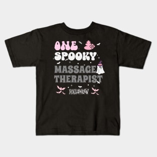 One Spooky Massage Therapist Kids T-Shirt